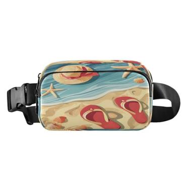 Imagem de CEBUGI Mini pochetes de caminhada para homens e mulheres, acessórios de praia modernos resistentes à água com cinto ajustável para treino, viagem, corrida