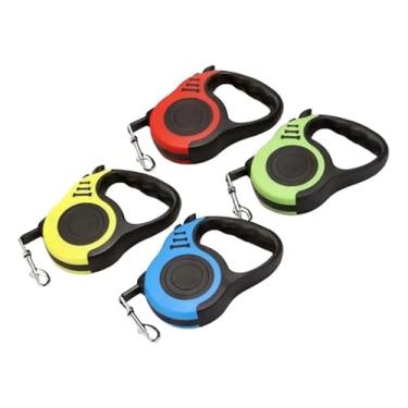 Imagem de Guia Retrátil para Cães com Trava de Segurança, 5 Metros, Suporta até 11.33kg