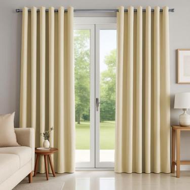 Imagem de Cortina Blackout 6 metros Tecido Grosso Luxo Ilhós Cromado Sala Quarto