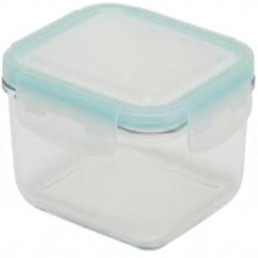 Imagem de Pote De Vidro Hermetico Marmita Tampa Plastico 370ml C Trava