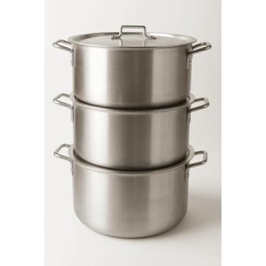 Imagem de Jogo de Panelas Alumínio 3 Peças Industrial Hotel Restaurante