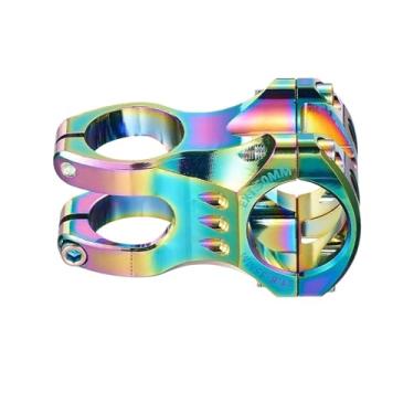 Imagem de Mesa de guidão ajustável para bicicletas de estrada e mountain bikes (MTB), com hastes de 35mm e 50mm, elevação de 31,8mm.(50mm Rainbow)