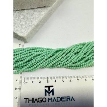 Imagem de Fio Cristal 2mm Vidro Facetado - 40cm com 168 Cristais Coloridos - no-