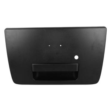 Imagem de Alça da porta traseira 90606-7s200, compatível com nissan titan 2004-2012, moldura da porta traseira com furo de fechadura com chave, maçaneta da trava da porta traseira
