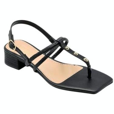 Imagem de Sandália Sua Cia Salto Baixo Feminina 8234-16352-Feminino