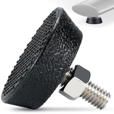 Imagem de TrubliFit Almofadas de pé de suporte de substituição para Peloton Bike and Bike+, parafusos de aço inoxidável 3/20.3 cm almofadas de borracha antiderrapantes, almofadas de pé de bicicleta para