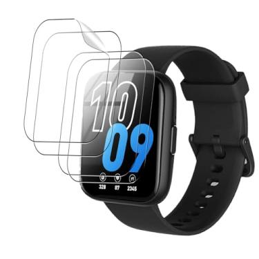 Imagem de Pacote com 4 protetores de tela para relógio inteligente Quintenztek BH506 de 4,7 cm – Película TPU 6H, antiarranhões, anti-impressões digitais, sem bolhas, inquebrável, à prova de poeira, sensível ao