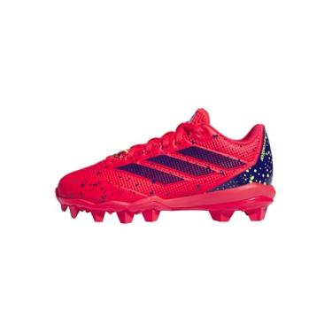 Imagem de adidas Tênis infantil unissex Adizero Impact Molded 2.0 SHD, Vermelho lúcido/azul lúcido/limão lúcido, 10 Toddler