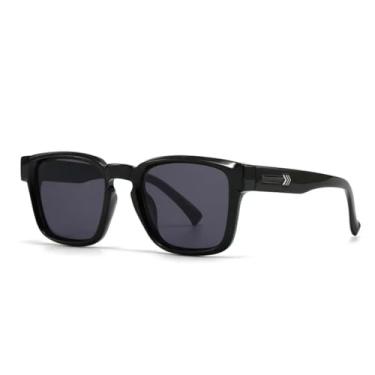 Imagem de VFDHN Óculos de Sol Fashion Retrô Masculino Feminino Luxo Preto Degradê UV400 (TYJ367-6)