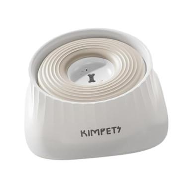 Imagem de Baoblaze Bebedouro para cães, dispensador de água para animais de estimação, comedouro de hidratação lenta, bebedouro para gatos, Branco