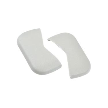 Imagem de Motoforti 2 peças de plástico cinza tampa de parafuso viseira de sol maquiagem espelho capa No.96420-3JA0A para Nissan Maxima 2016-2020 para Nissan Murano 2015-2020 longa duração