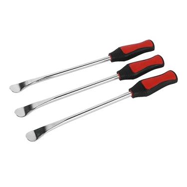 Imagem de Cryfokt Kit de Ferramentas de Alavanca de Colher de Pneu de Aço Remove Pneus Com Eficiência para Bicicletas de Motocicleta, Conjunto de Troca de Pneus Forte e Durável para Reparo e Substituição, 3