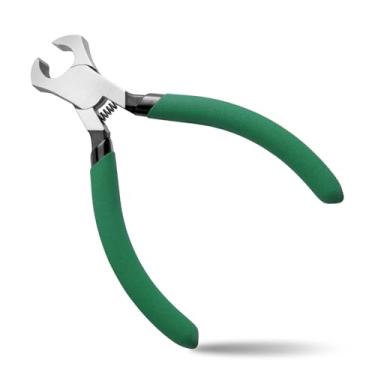 Imagem de Mini alicate de corte de ponta de 11 cm, alças de PVC, alicate de joias, ferramenta de extração de unhas para instalação de carpinteiro, ferramenta de fabricação de joias para artesanato, faça você