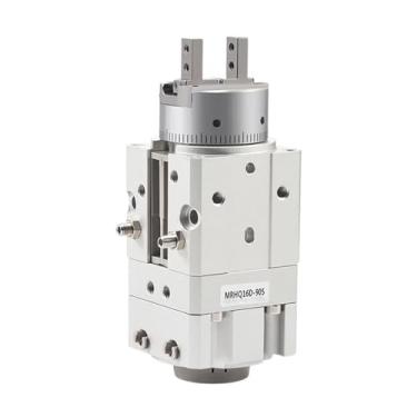 Imagem de MRHQ10D-90S-N MRHQ16D-90S-N MRHQ20 MRHQ16 MRHQ25 Atuadores rotativos garras de ar cilindro pneumático angular garra de pistão (MRHQ20D-180S-N)