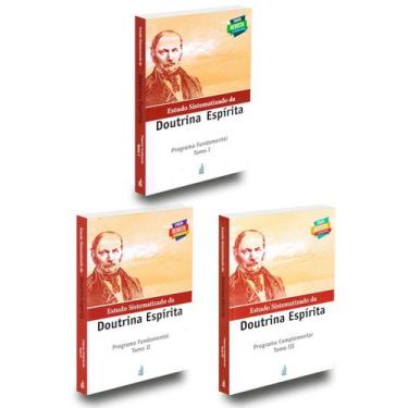 Imagem de Kit Estudo Sist. da Doutrina Esp.-Prog. Fundam. Tomo 1,2,3 - FEB