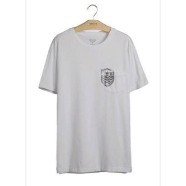 Imagem de Camiseta Osklen Bolso Brasão Mc Masculina-Masculino