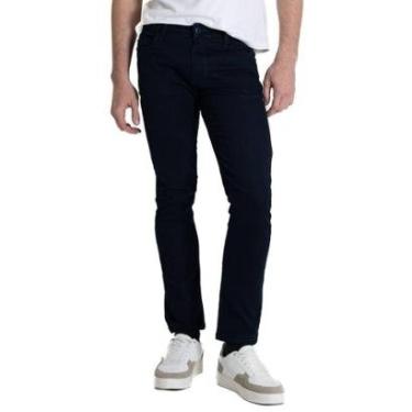 Imagem de Calça Sarja Sawary Slim - 280537 - azul 48-Masculino