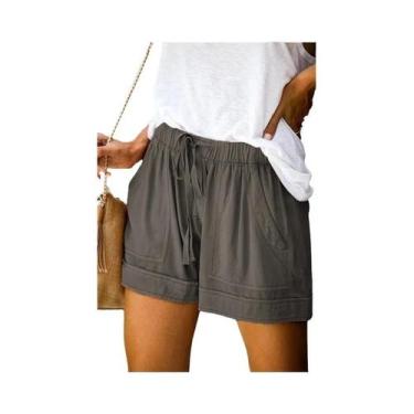 Imagem de Shorts De Seda Com Renda De Cintura Alta Para Mulheres, Confortáveis E