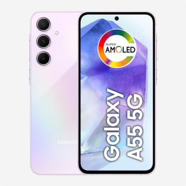 Imagem de Samsung Galaxy A55 5G, Câmera Tripla Traseira de até 50MP, Selfie de 32MP, Nightography, Apagador de objetos, Design em metal e vidro, IP67, Super AMOLED 6.6" 120Hz Vision Booster, 128GB - Rosa (Recondicionado)