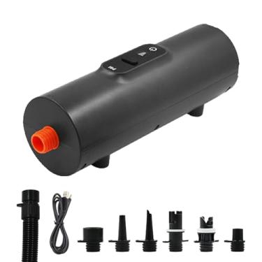 Imagem de VROOMOTO Bomba elétrica elétrica portátil para prancha de remo, caiaque, barraca inflável, barco, 2000 mAh, alta pressão (bomba de alta pressão)