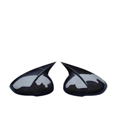 Imagem de Capa De Espelho Lateral De Carro Estilo Fivela De Fibra De Carbono Compatível Com KIA K5/Optima 2016-2019(Carbon fiber pattern)