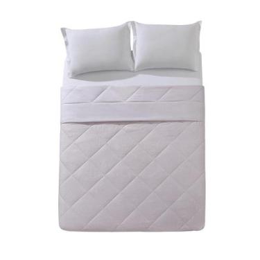 Imagem de Edredom Queen Döhler Dupla Face Otto Emily, Rosa