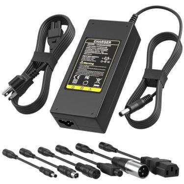 Imagem de Carregador de bateria de íon de lítio 42V 2A com 7 conectores - para Jetson - Gotrax bicicleta elétrica e scooter - scooter elétrica Ninebot - adaptadores de carga 7 em 1 - carregador universal para