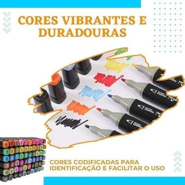 Imagem de Canetas para Pintar Bobbie 120 Cores, para Livro de Colorir, Marcador - Canetinhas Ponta Dupla, Secagem Rápida, Base de Álcool, Não Tóxicas - Para Presente Criativo Antiestresse Premium (24)