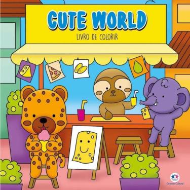 Imagem de Comfy & Cozy Books - Livro De Colorir - Cute World