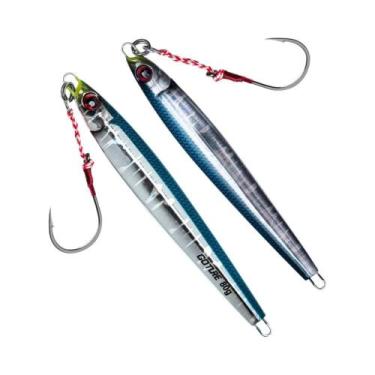 Imagem de Isca De Pesca Metálica Luminosa Goture Fast Jig 60g-150g 12-16cm Isca 