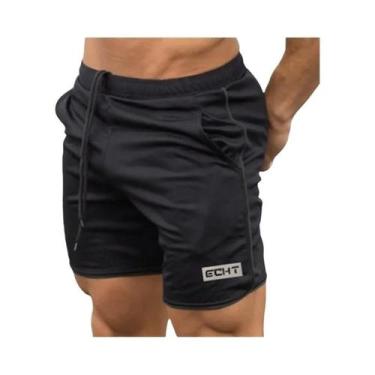 Imagem de Shorts De Corrida Masculinos De Secagem Rápida Em Malha Verão 2024 Par