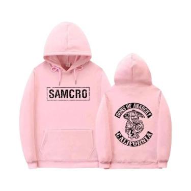 Imagem de Moletom Com Capuz Unissex Sons of Anarchy SAMCRO Com Estampa Dupla Fac