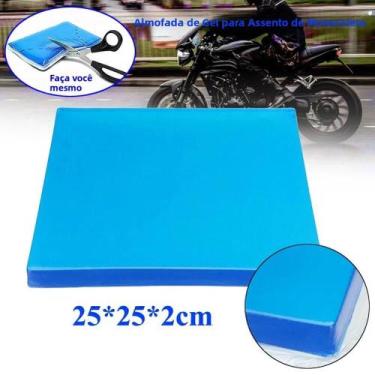 Imagem de Almofada De Gel Para Assento De Motocicleta Com Absorção De Choque, Co