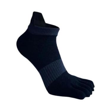 Imagem de Meias De Algodão Coloridas E Respiráveis Com Cinco Dedos, 5 Pares, Mas