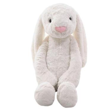 Imagem de Coelho Branco Orelhudo 21cm - Pelúcia - Fofy Toys