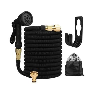 Imagem de Mangueira De Jardim Expansível De Alta Pressão Com Conector Duplo De M