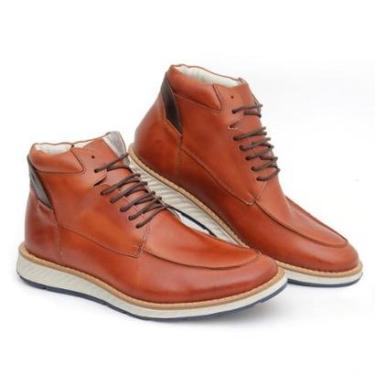 Imagem de Bota Coturno Casual Masculino Moc boots Elite Couro Premium-Masculino