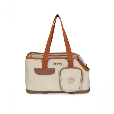 Imagem de Bolsa Transporte Pet Bege - Unico Bege