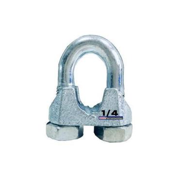 Imagem de Grampo Para Cabo De Aço 1/4" * 860 - DIV.