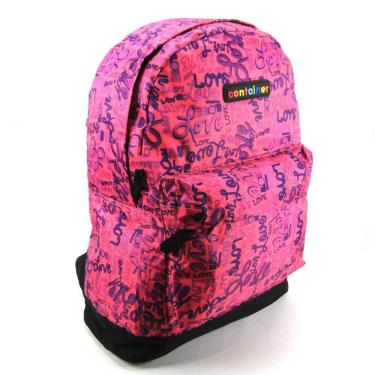 Imagem de Mochila Container Juvenil Costas Love Rosa 51882
