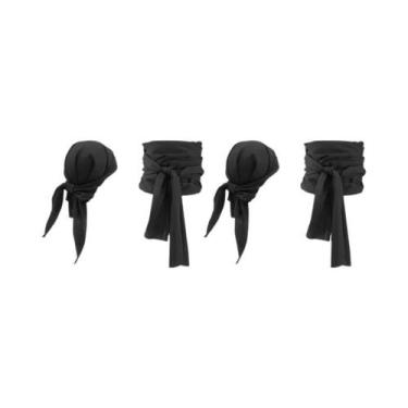 Imagem de Conjunto De Chapéu E Cinto De Pirata Unissex Para Halloween, Acessório