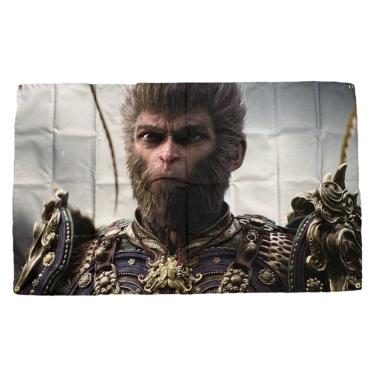 Imagem de Tapeçaria Sun Wukong Warrior Mitologia Chinesa 100x150cm