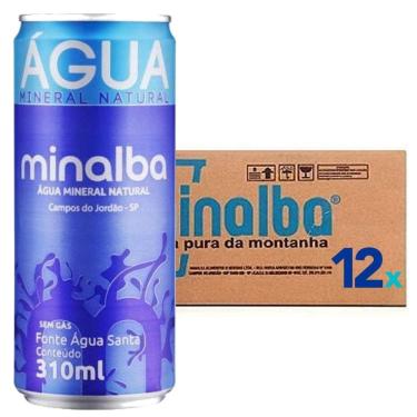 Imagem de Agua Mineral S/ Gás Minalba Lata 310Ml  12 Unidades 