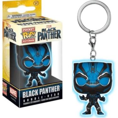 Imagem de Chaveiro Funko Pop Black Panther Pop! Marvel Black Panther
