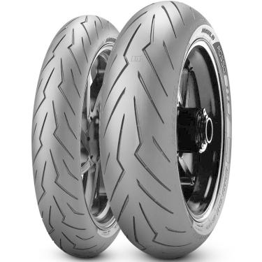 Imagem de Par Pneu Cb 300 Ninja 300 110/70r17 + 150/60r17 Diablo Rosso 3 Pirelli