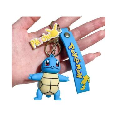 Imagem de Chaveiro Pingente Pikachu Koda Duck Desenho Animado Pokémon Joias Bone