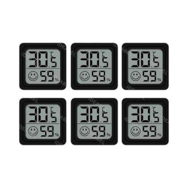 Imagem de Termômetro Digital Para Bebês, Higrômetro, Monitor LCD, 6-10 Peças, Mi