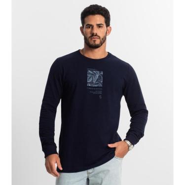 Imagem de Camiseta Masculina Manga Longa Diametro Azul-Masculino