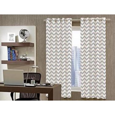 Imagem de Cortina Blackout PVC(Plástico) 2,80x1,80 Estampada - Admirare, Chevron