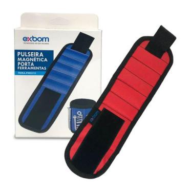 Imagem de Pulseira Magnetica com Ima Segura Prego Parafuso Brocas - Nilo-imports